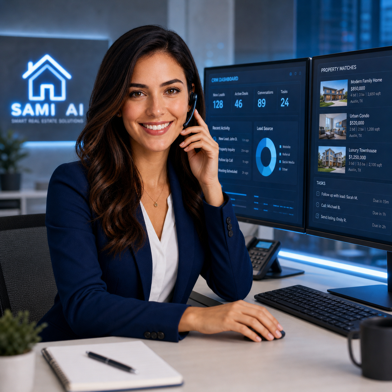 SAMI AI Features Dashboard